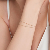 Ania Haie 14kt Gold Opal and White Sapphire Star Bracelet Bracelets Ania Haie 