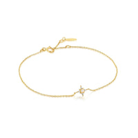 Ania Haie 14kt Gold Opal and White Sapphire Star Bracelet Bracelets Ania Haie 