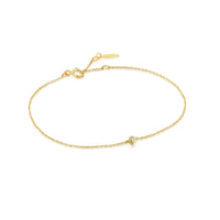 Ania Haie 14kt Gold Single Natural Diamond Bracelet Bracelets Ania Haie 