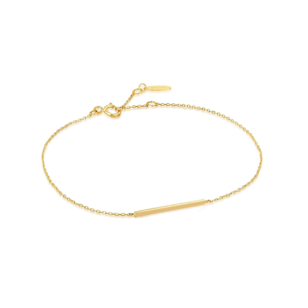 Ania Haie 14kt Gold Solid Bar Bracelet Bracelets Ania Haie 