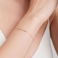 Ania Haie 14kt Gold Solid Bar Bracelet Bracelets Ania Haie 