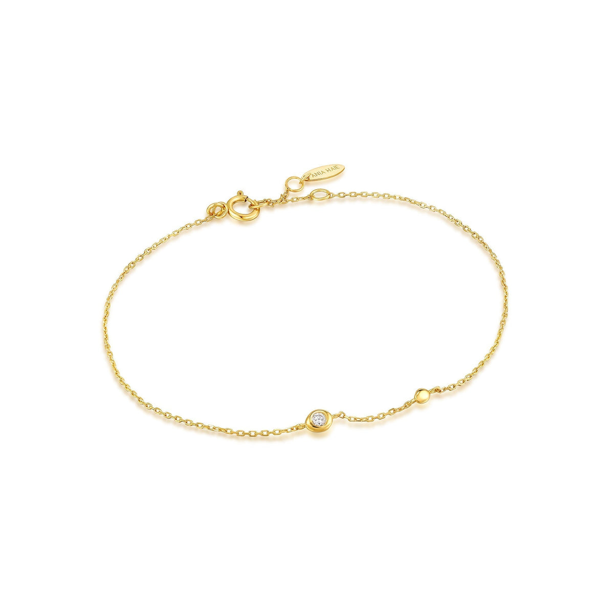 Ania Haie 14kt Gold Magma Single Diamond Bracelet Bracelets Ania Haie 
