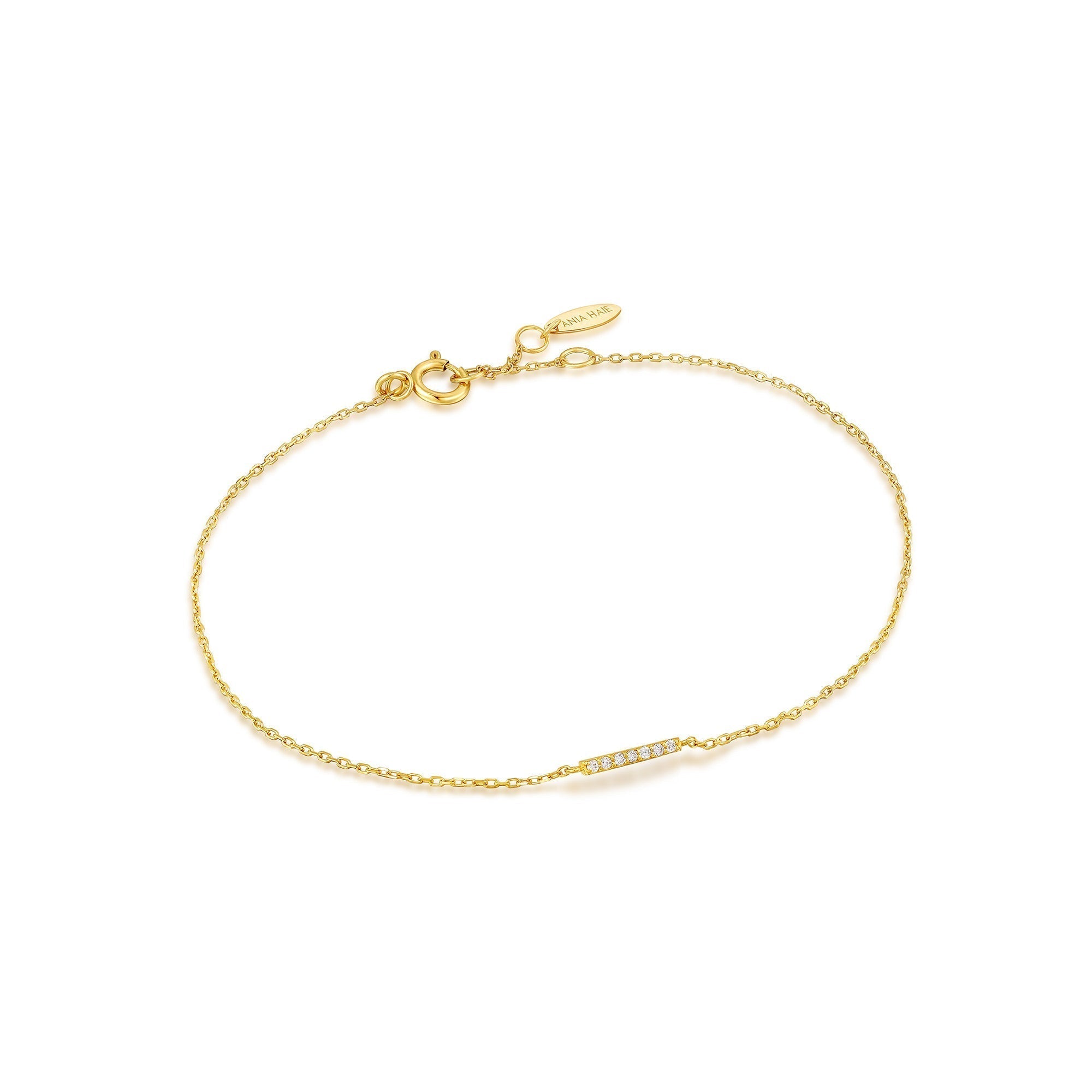 Ania Haie 14kt Gold Magma Diamond Bar Bracelet Bracelets Ania Haie 