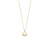 9ct Gold Pendant With Silver Infused Chain Necklaces Bevilles 
