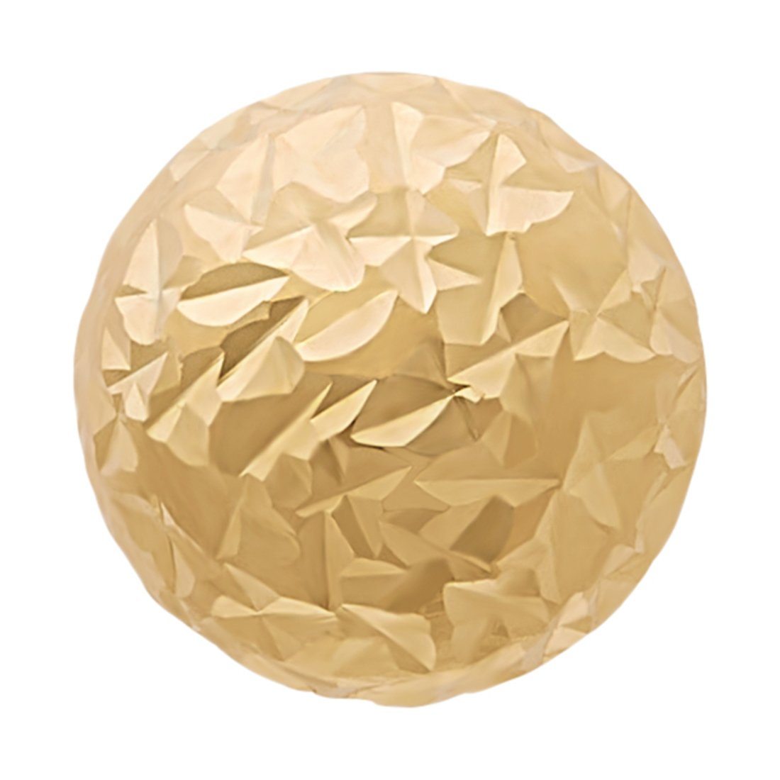 Diamond Cut Round Ball Stud Earrings in 9ct Yellow Gold 7mm Earrings Bevilles 