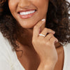 9ct Yellow Gold Cubic Zirconia Ring Rings Bevilles 