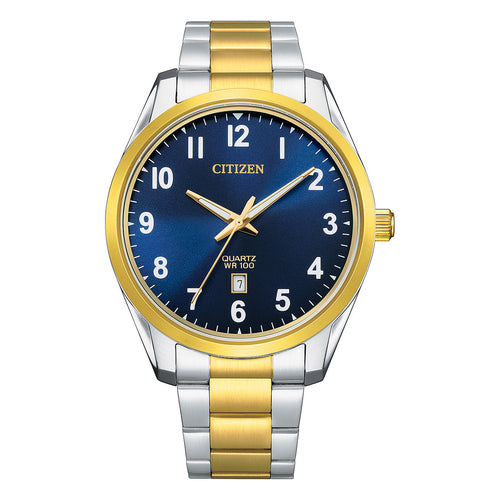 Citizen Dress Quartz Men's Blue Watch BI1036-57L Watches Citizen 