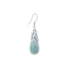 Jade Drop Hook Earrings in Sterling Silver Earrings Bevilles 