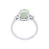 Sterling Silver Diamond Set Jade Jewellery Set Jewellery Sets Bevilles 