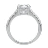 Sterling Silver Cubic Zirconia Solitaire Ring Rings Bevilles 