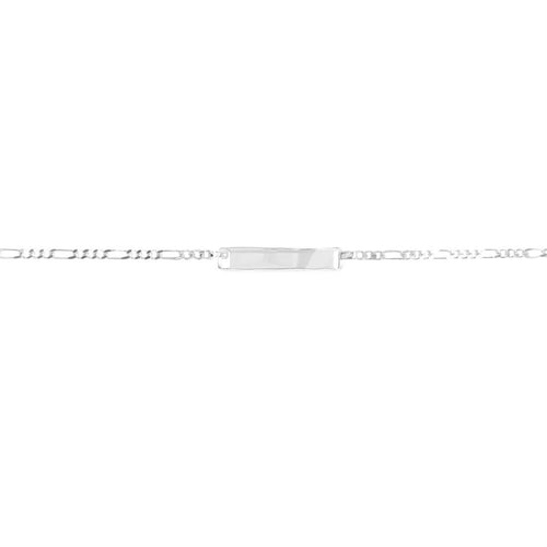 Children's Sterling Silver Figaro ID Bracelet Bracelets Bevilles 