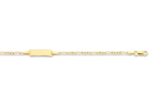 Children's 9ct Yellow Gold ID Bracelet Bracelets Bevilles 