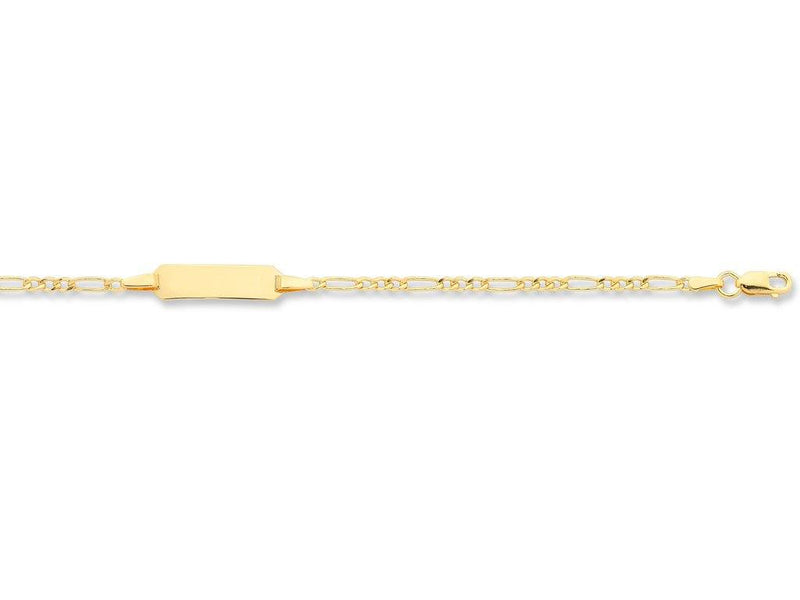 Children's 9ct Yellow Gold ID Bracelet Bracelets Bevilles 