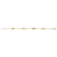 Children's Madonna Cherub Cross Bracelet Bracelets Bevilles 