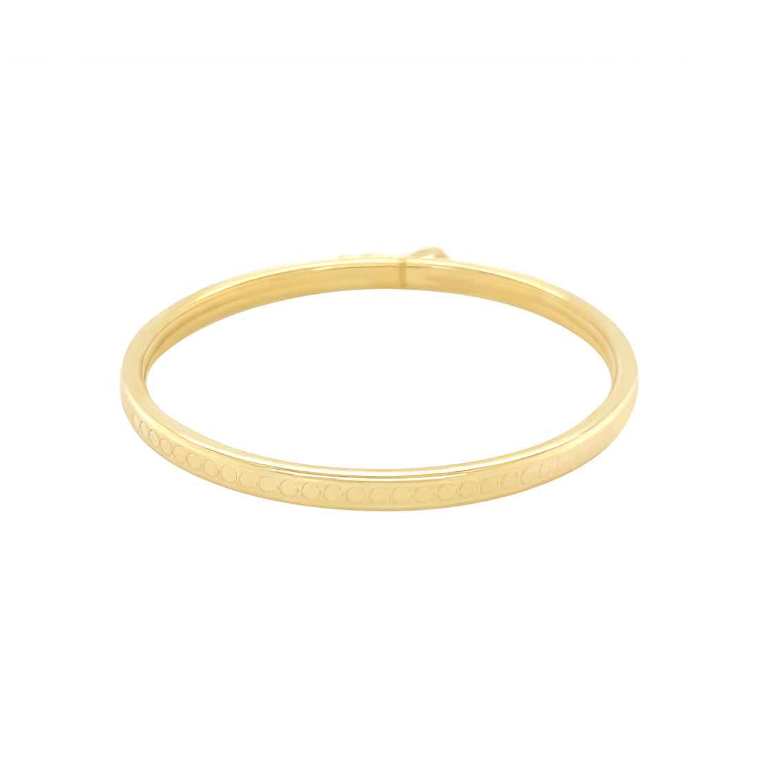 9ct Yellow Gold Silver Infused Children's Bangle Bangles Bevilles 