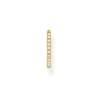 Thomas Sabo Single Hoop Earring White Stones Earrings Thomas Sabo 