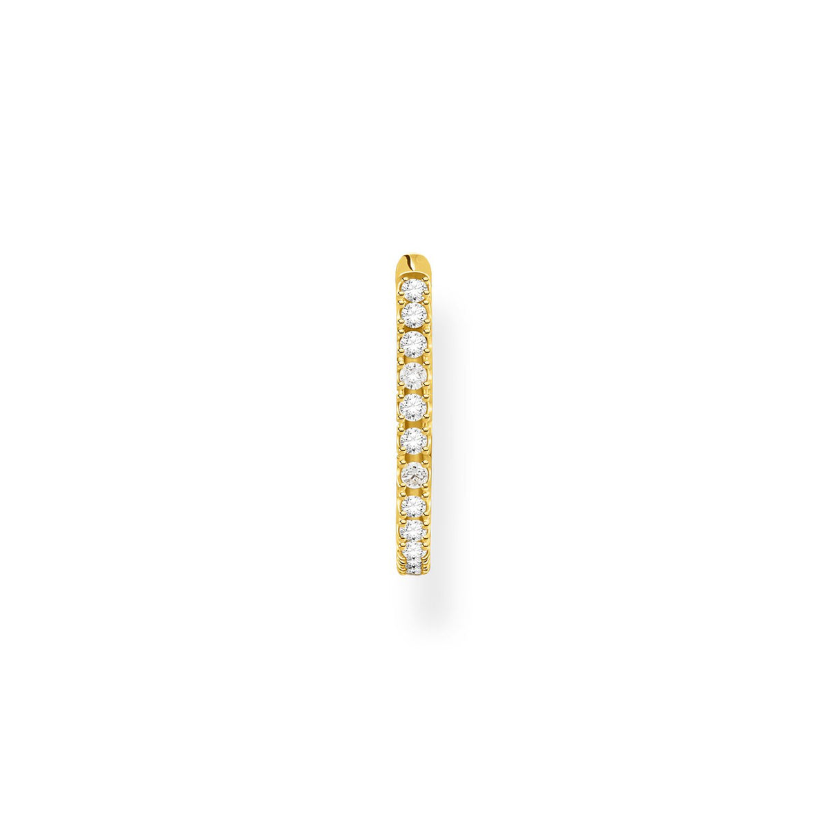 Thomas Sabo Single Hoop Earring White Stones Earrings Thomas Sabo 