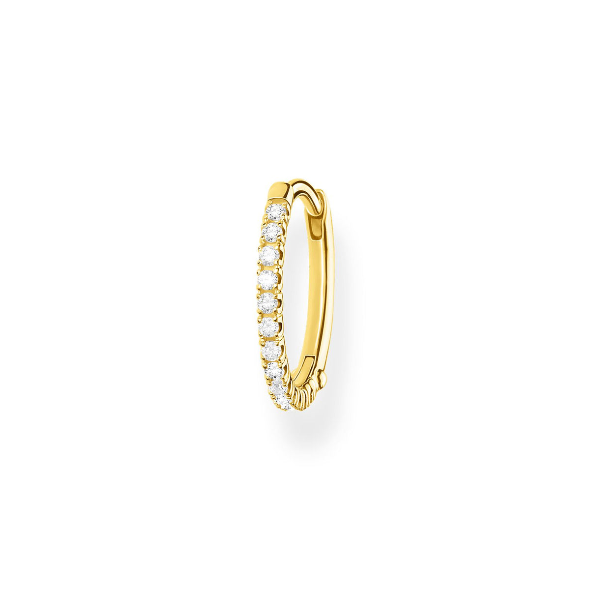 Thomas Sabo Single Hoop Earring White Stones Earrings Thomas Sabo 