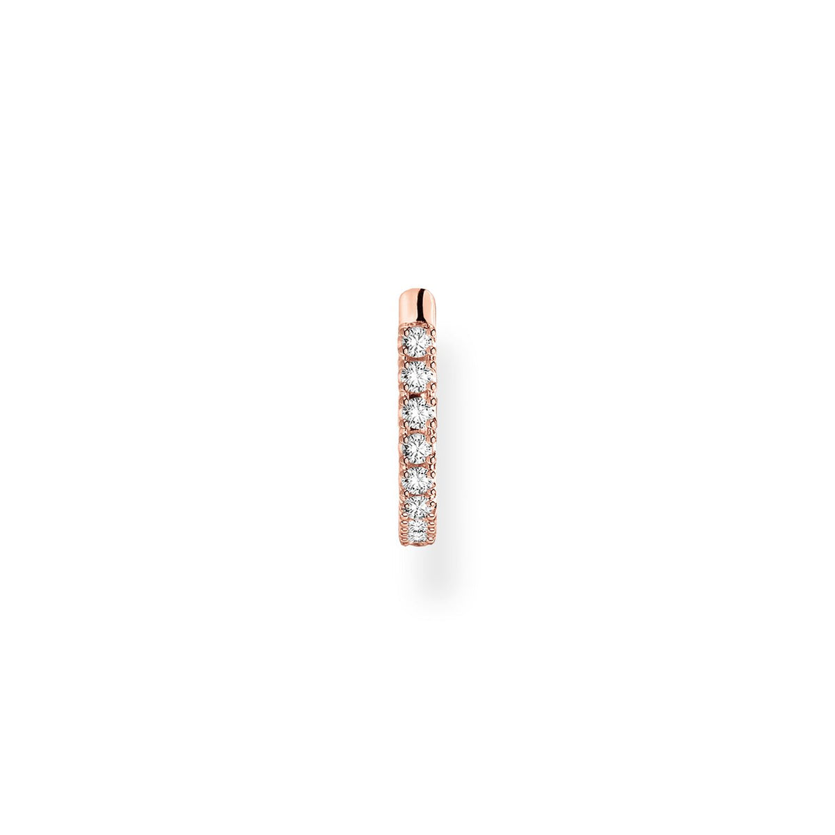 Thomas Sabo Single Hoop Earring White Stones Earrings Thomas Sabo 