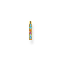 Thomas Sabo Single Hoop Earring Colourful Stones Earrings Thomas Sabo 