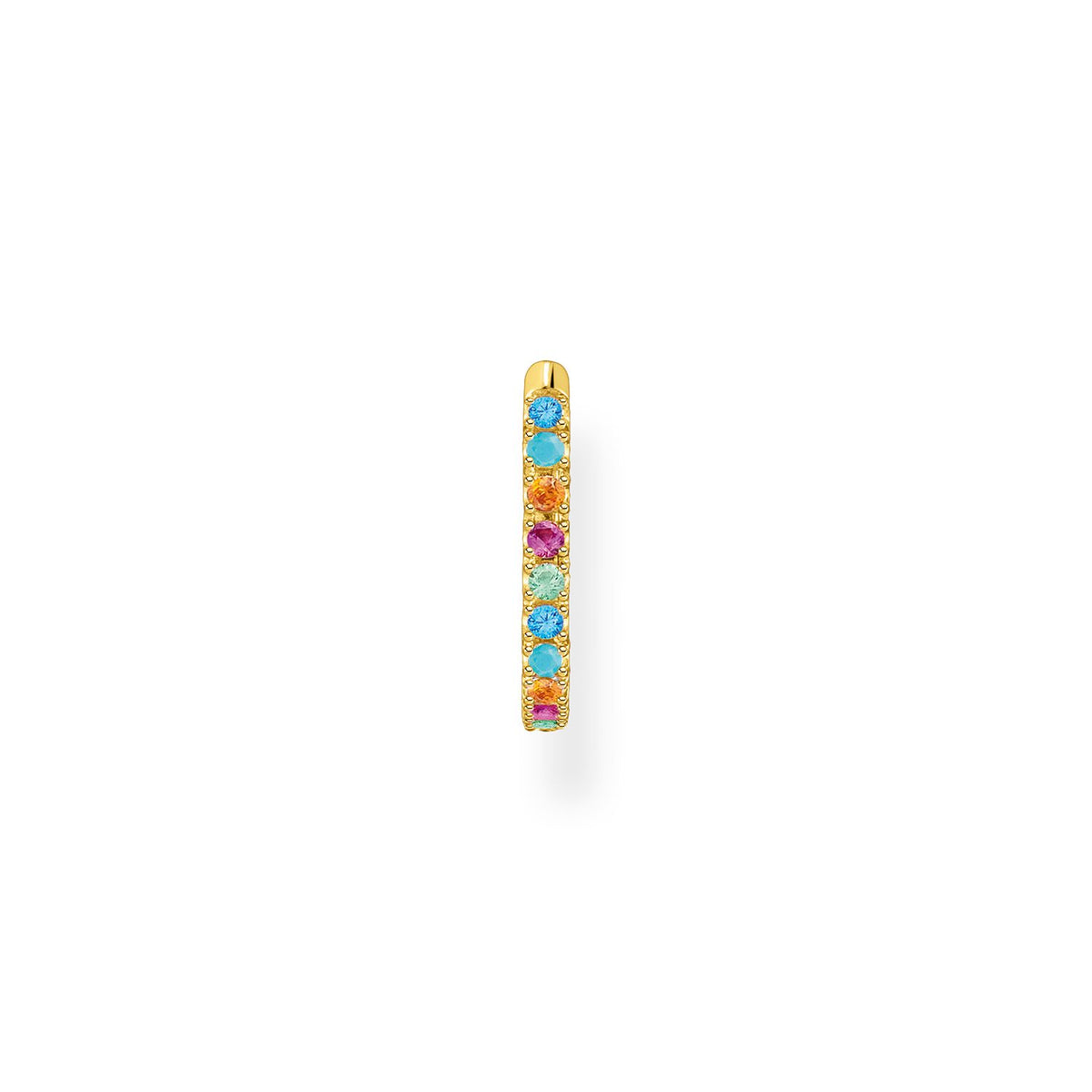 Thomas Sabo Single Hoop Earring Colourful Stones Earrings Thomas Sabo 