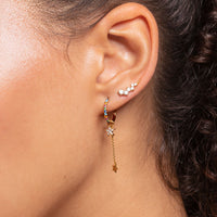 Thomas Sabo Single Hoop Earring Colourful Stones Earrings Thomas Sabo 
