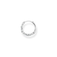 Thomas Sabo Single Hoop Earring Stones Silver Earrings Thomas Sabo 