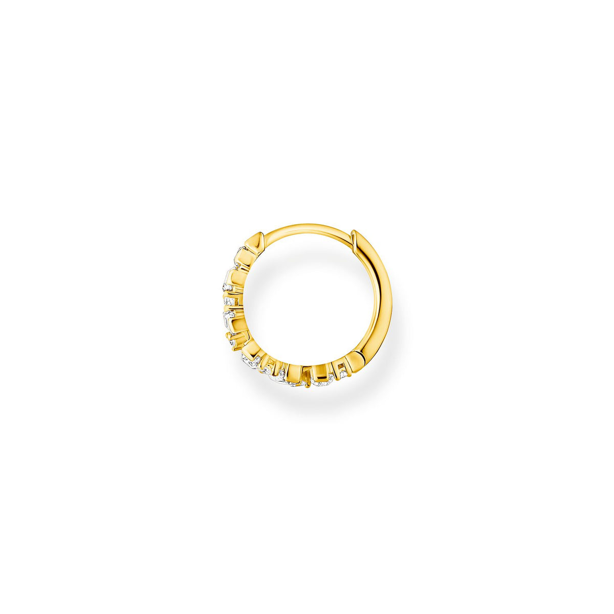 Thomas Sabo Single Hoop Earring Stones Gold Earrings Thomas Sabo 