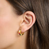 THOMAS SABO Hoop earrings colourful stones pave gold Hoop Earrings Thomas Sabo 