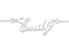 Sterling Silver Personalised Name Necklace Necklaces Bevilles 