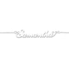 Sterling Silver Personalised Name Necklace Necklaces Bevilles 