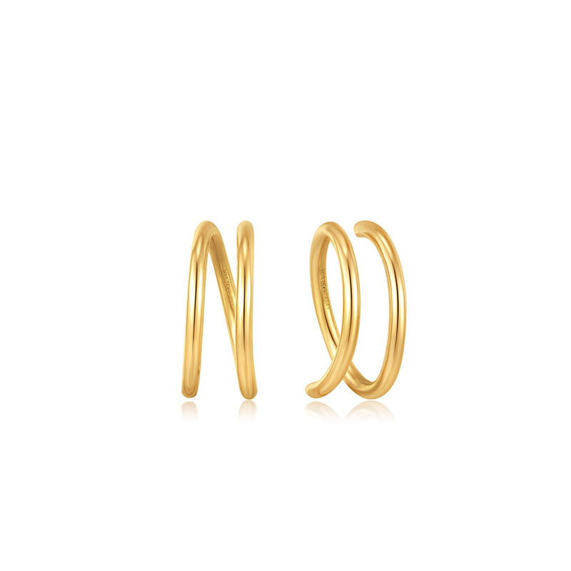 Ania Haie 14kt Gold Twist Earrings earrings Ania Haie 