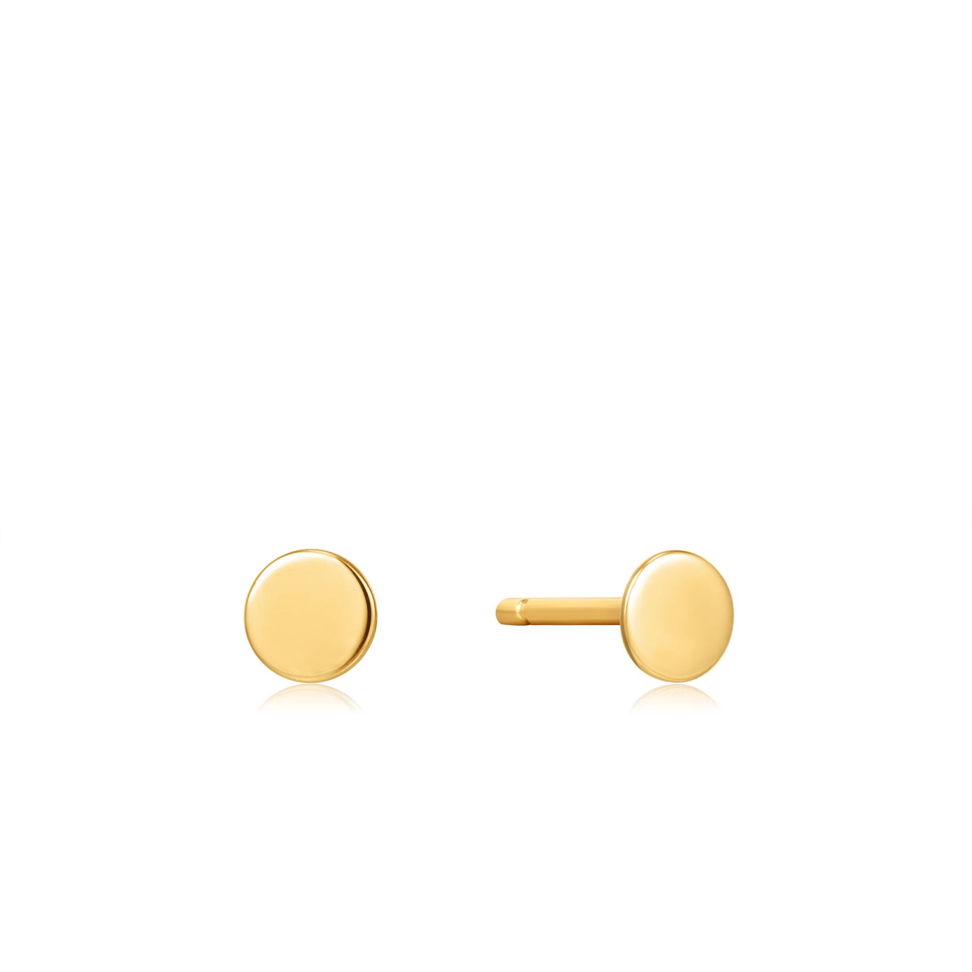 Ania Haie 14kt Gold Disc Stud Earrings earrings Ania Haie 