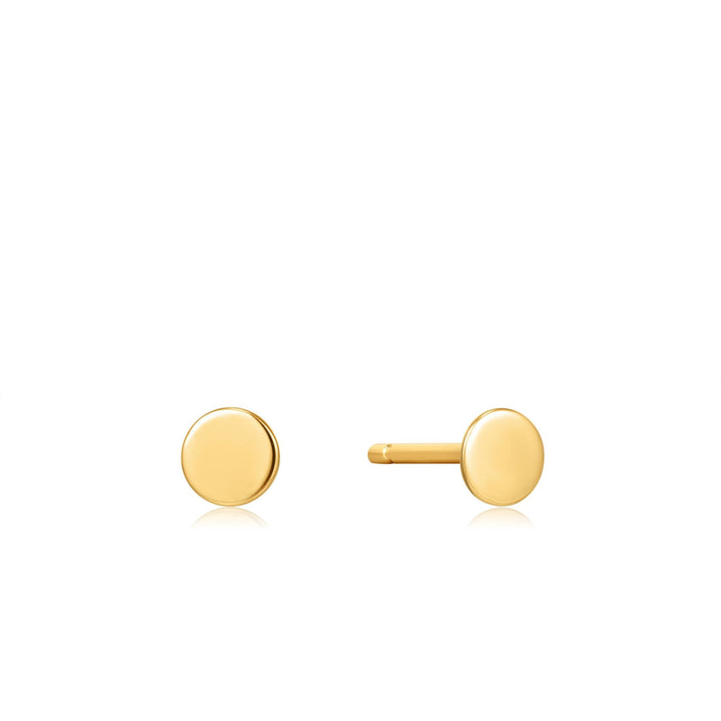 Ania Haie 14kt Gold Disc Stud Earrings earrings Ania Haie 