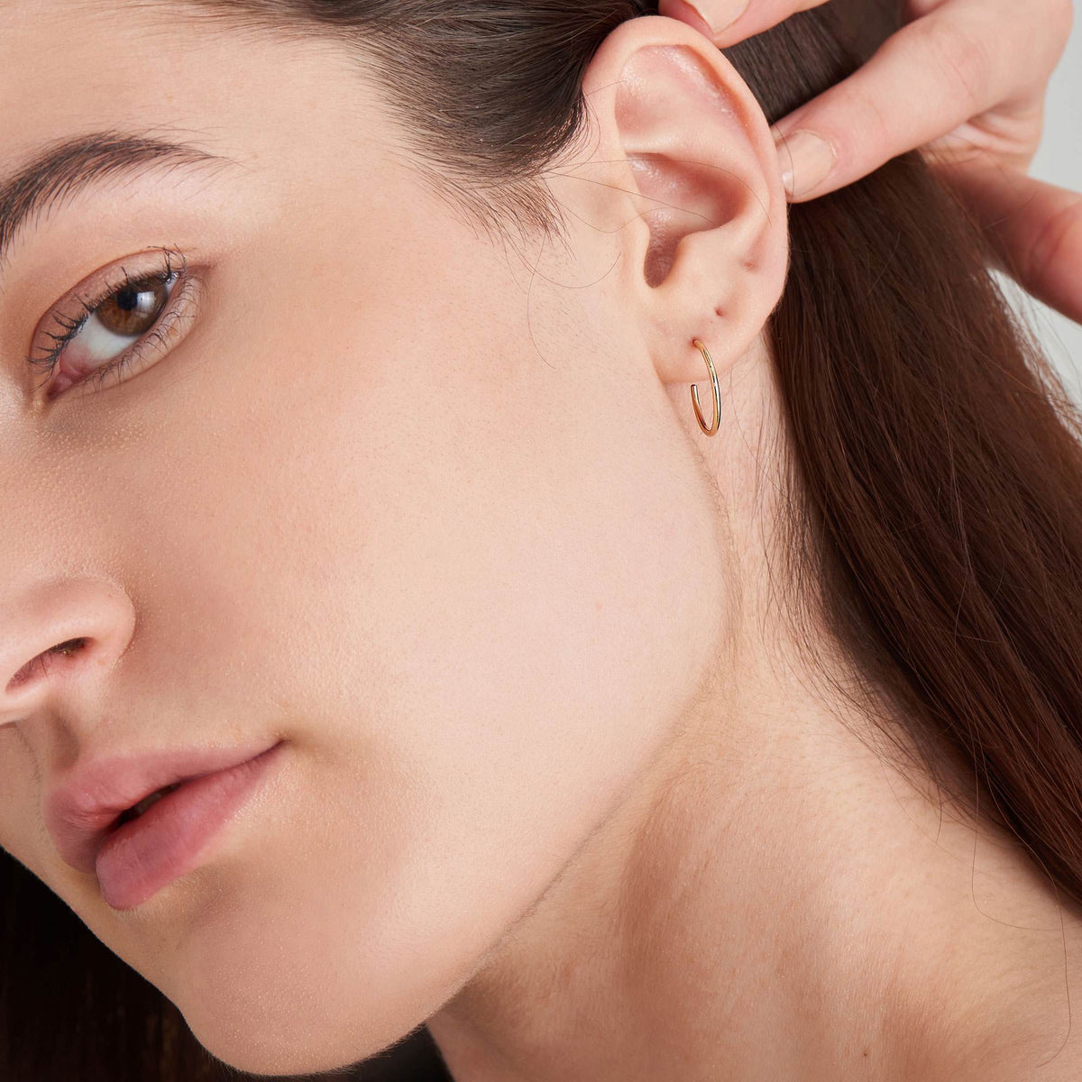 Ania Haie 14kt Gold Mini Hoop Stud Earrings earrings Ania Haie 