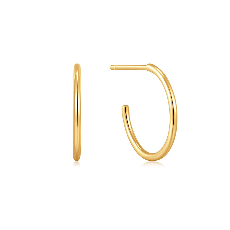 Ania Haie 14kt Gold Mini Hoop Stud Earrings earrings Ania Haie 