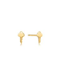 Ania Haie 14kt Gold Key Stud Earrings earrings Ania Haie 