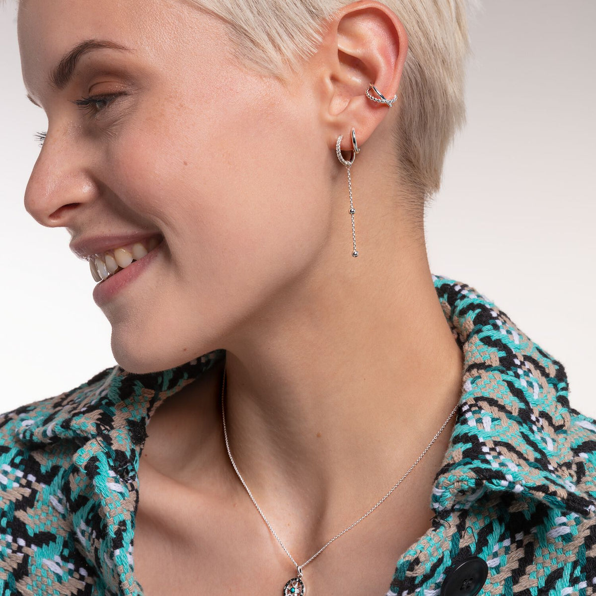 Thomas Sabo Ear Cuff Dots (Single) Earrings Thomas Sabo 