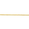 Rope Bracelet 19cm in 9ct Yellow Gold Silver Infused Bracelets Bevilles 