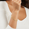9ct Yellow Gold Silver Infused 21cm Curb Bracelet Bracelets Bevilles 