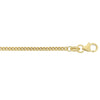 9ct Yellow Gold Silver Filled Curb Chain Necklace 55cm Necklaces Bevilles 