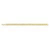 9ct Yellow Gold 19cm Silver Infused Curb Bracelet Bracelets Bevilles 