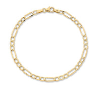 9ct Yellow Gold Silver Infused Bracelet Bracelets Bevilles 