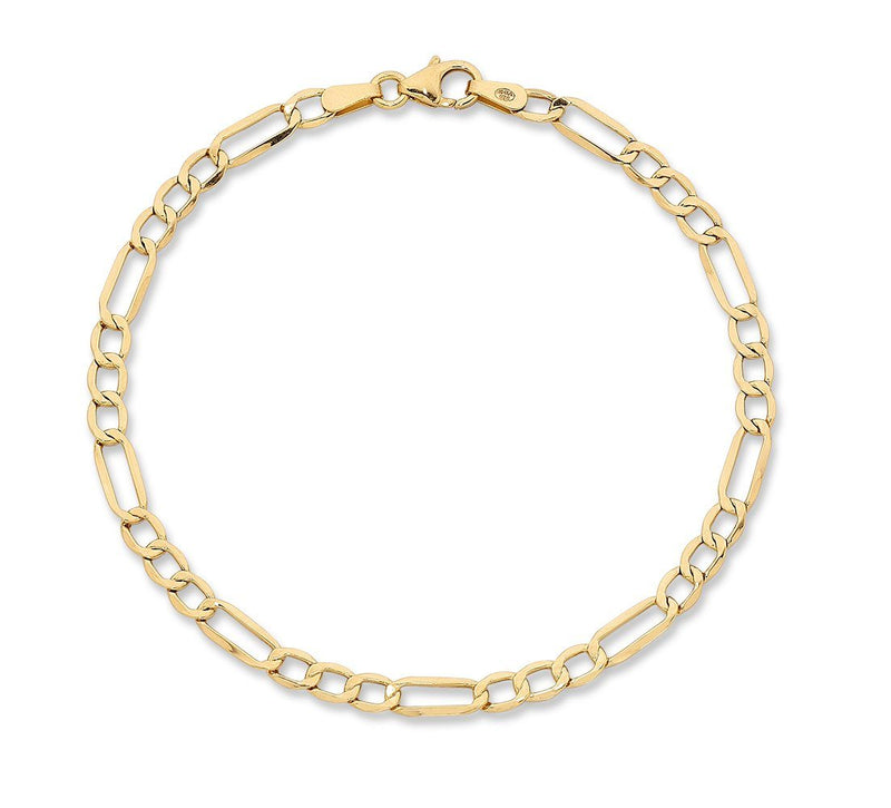 9ct Yellow Gold Silver Infused Bracelet Bracelets Bevilles 