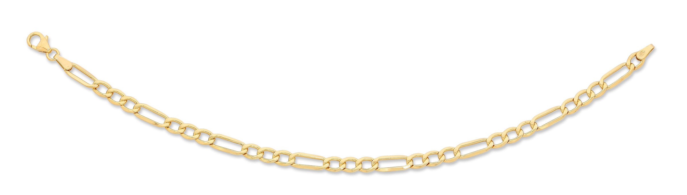9ct Yellow Gold Silver Infused Bracelet Bracelets Bevilles 