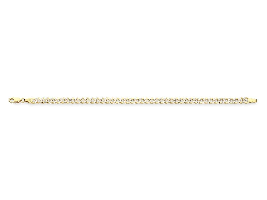 9ct Two Tone Gold Silver Infused Bracelet Bracelets Bevilles 
