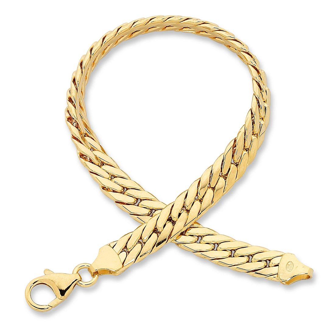 9ct Yellow Gold Silver Infused Bracelet Bracelets Bevilles 