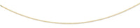 9ct Yellow Gold Silver Infused Anchor Chain Necklace 45cm Necklaces Bevilles 