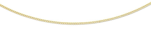 9ct Yellow Gold Open Curb Necklace 60cm Necklaces Bevilles 