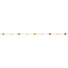 9ct Yellow Gold Silver Infused Crystal Anklet Anklets Bevilles 